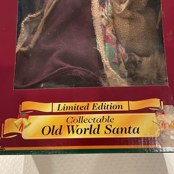 Vtg Old World Santa Limited Edition Handcrafted Tree Topper Collectible 16” Tall - Picture 10 of 13
